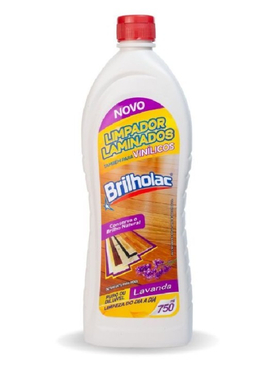 Limpador P/Piso Laminado Lavanda 750Ml Brilholac - Unidade