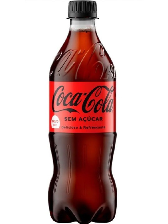 Refrigerante Coca Cola Zero Pet 600Ml - Unidade