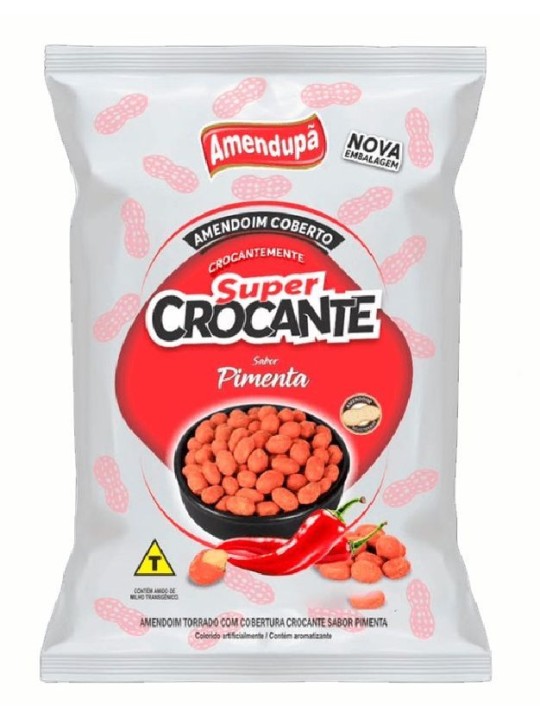 Amendoim Crocante Pimenta 60Gr Amendupa - Pacote