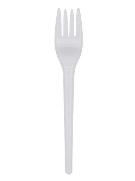Garfo Sobremesa Branco Cropac Gs-281 - Pacote C/50 Un