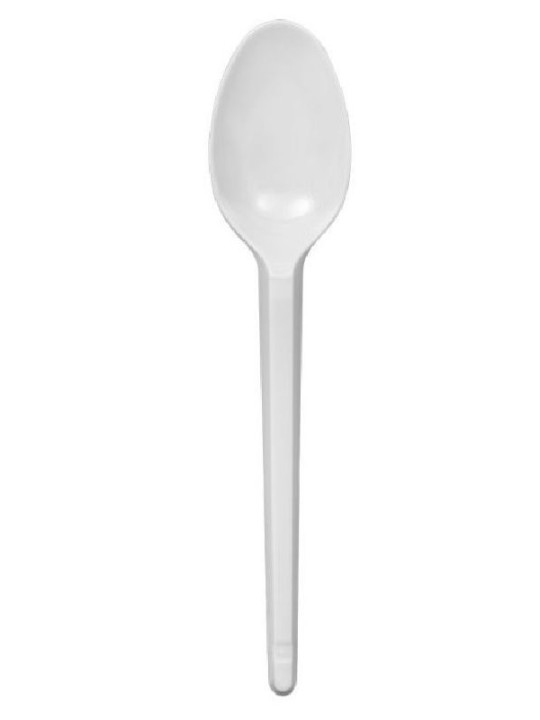 Colher Refeiçao Branca Cropac Crb-248 - Pacote C/50 Un