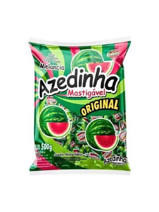 Bala Mastigavel Azedinha Melancia 500Gr - Cory