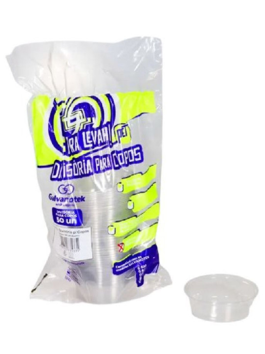 Divisoria Para Copo Plastico 120Ml G810 Sf Galvanotek - Pacote C/50 Unidades