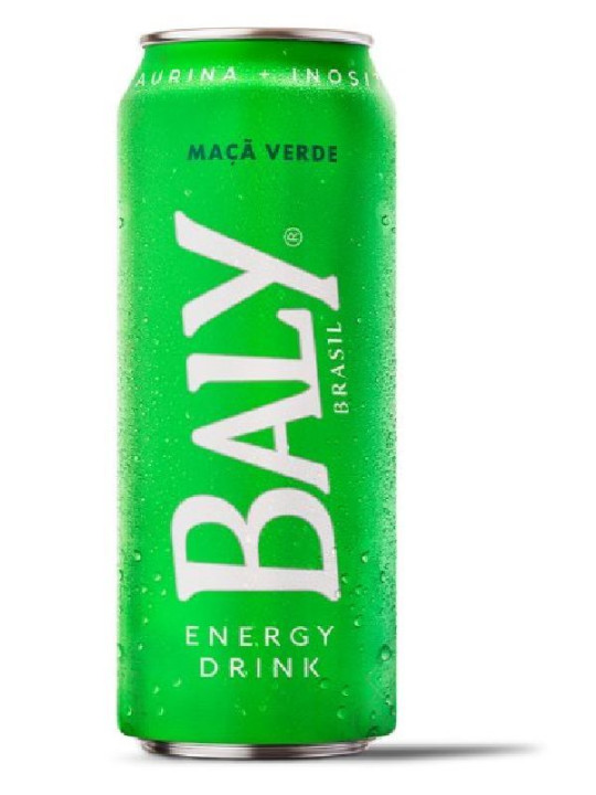 Baly Lata Maça Verde 473Ml - Unidade
