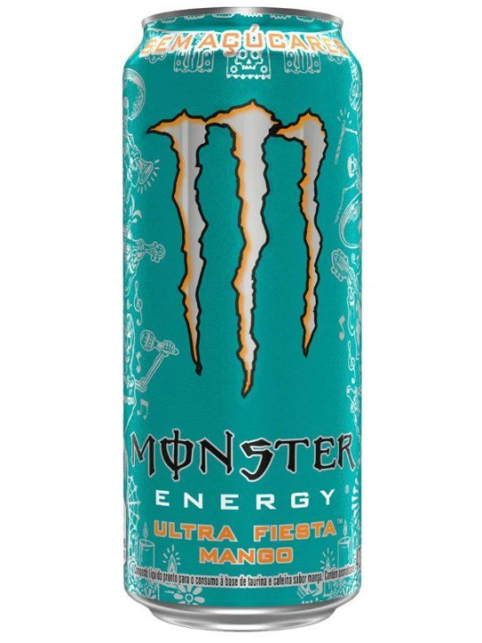 Monster Energy Ultra Fiesta Mango Sem Açucar 473Ml - Unidade