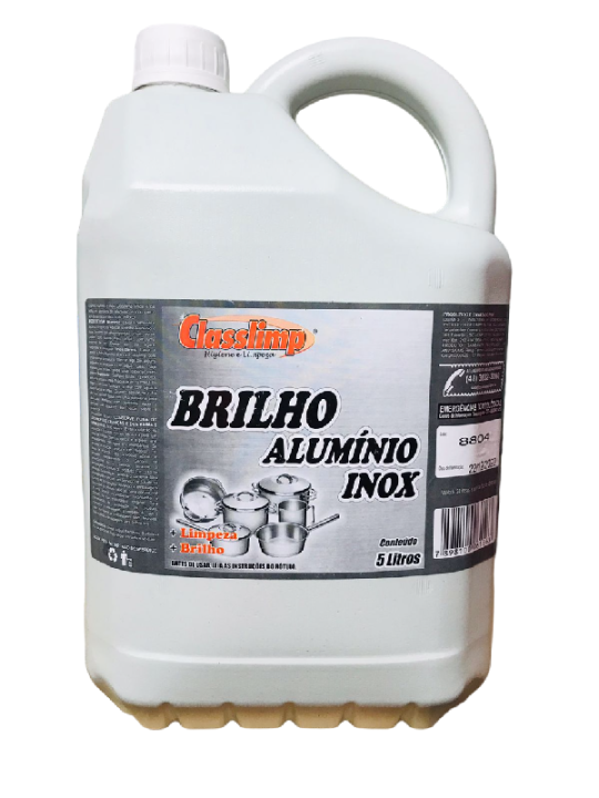 Brilho Aluminio Inox 5 Litros Classlimp - Unidade