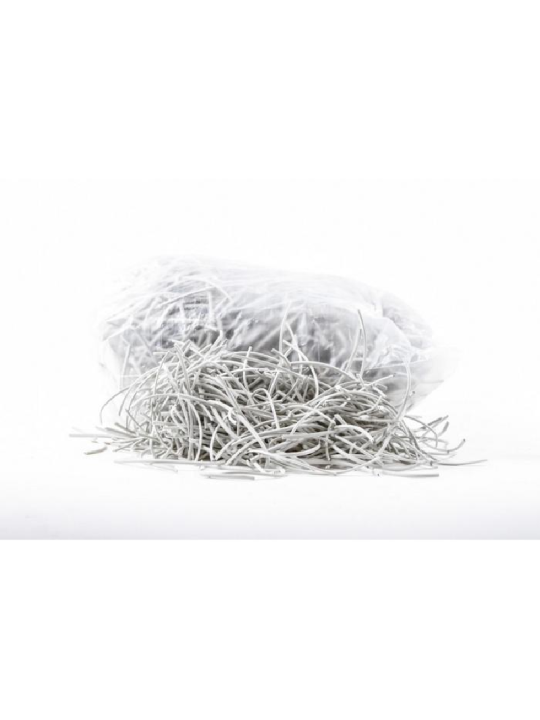 Arame Fecho Plastico Branco 8 Cm Kg Descart - Kilo