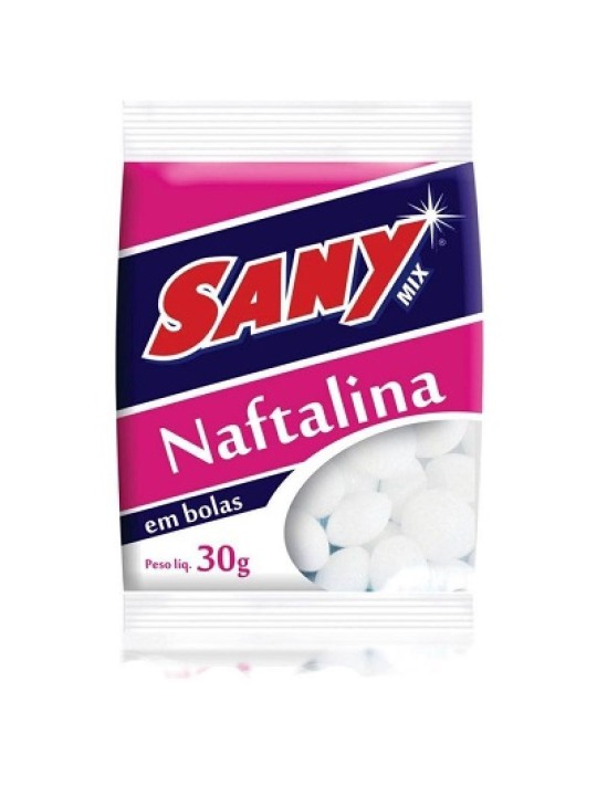 Naftalina Bolas 30Gr Sany Brilho - Unidade