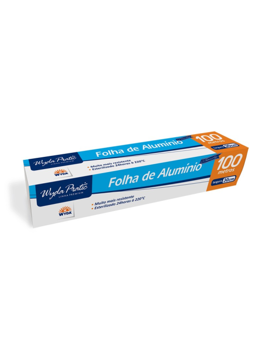 Rolo Folha Aluminio 100M X 30Cm Wyda - Unidade