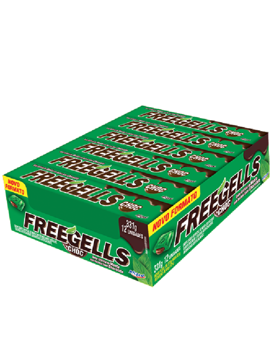 Freegells Choc. Menta C/12 Und Riclan