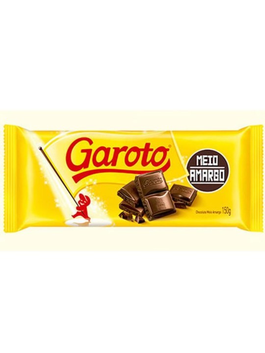 Barra Chocolate Meio Amargo 80Gr