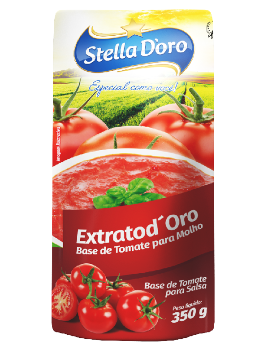 Extrato De Tomate Sachet Stand Up 300Gr Stella Doro - Unidade