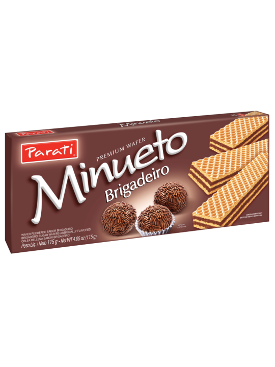 Biscoito Wafer Minueto Brigadeiro 115Gr