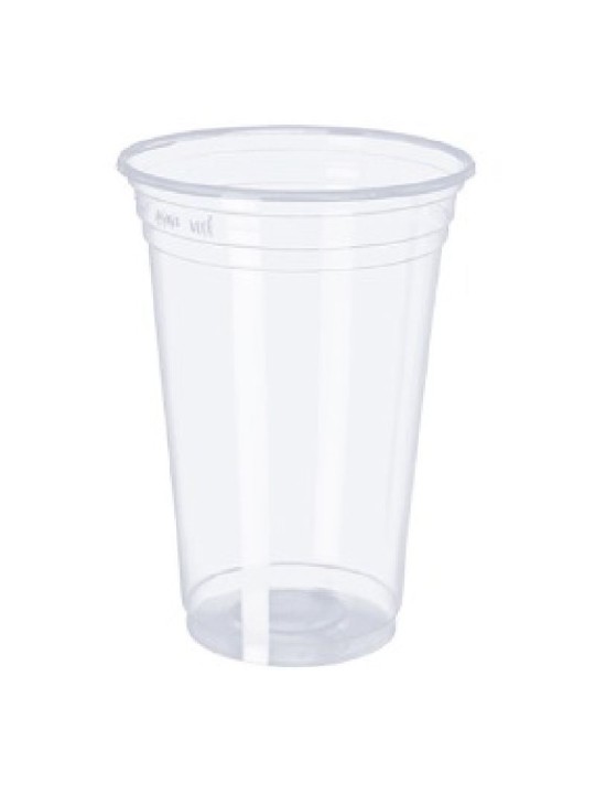 Copo Plastico Liso Transparente 700Ml Pp Orleplast - Pacote C/25 Un