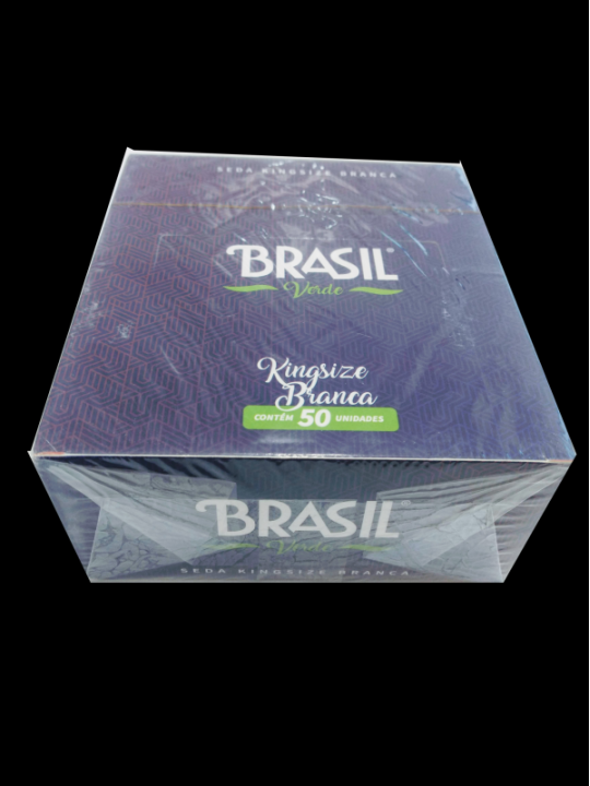 Seda Kingsize Branca 11X2,5Cm 50X33 Und Brasil Verde - Display C/50