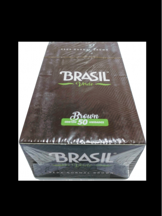 Seda Tradicional Parda Brown 8X2,5Cm 50X33 Und Brasil Verde - Display C/50