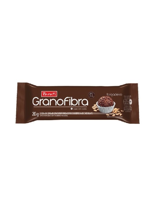 Barra Cereal Granofibra Brigadeiro 24X20Gr Granofibra - Display C/24