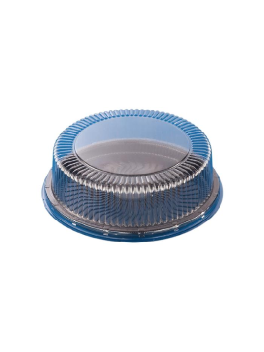 Embalagem Cristal H-60 Media Torta Grande Redonda Preta 34051,1Cm Hiperpack - Unidade