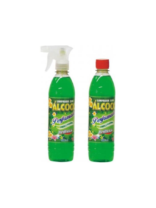 Limpador Alcool Perfum. Fresh C/Gatilho 500Ml Brilholac - Unidade