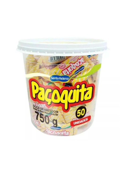 Paçoca Rolha Emb Pote 750Gr 50X15Gr