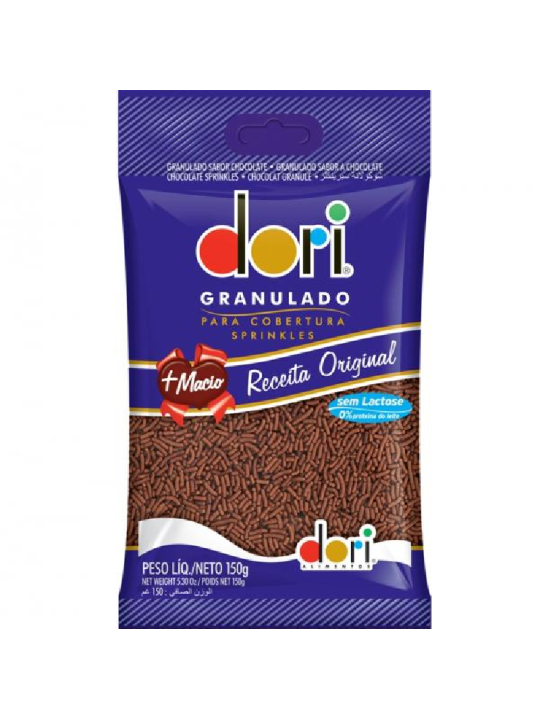 Granulado Chocolate 120Gr Dori - Pacote