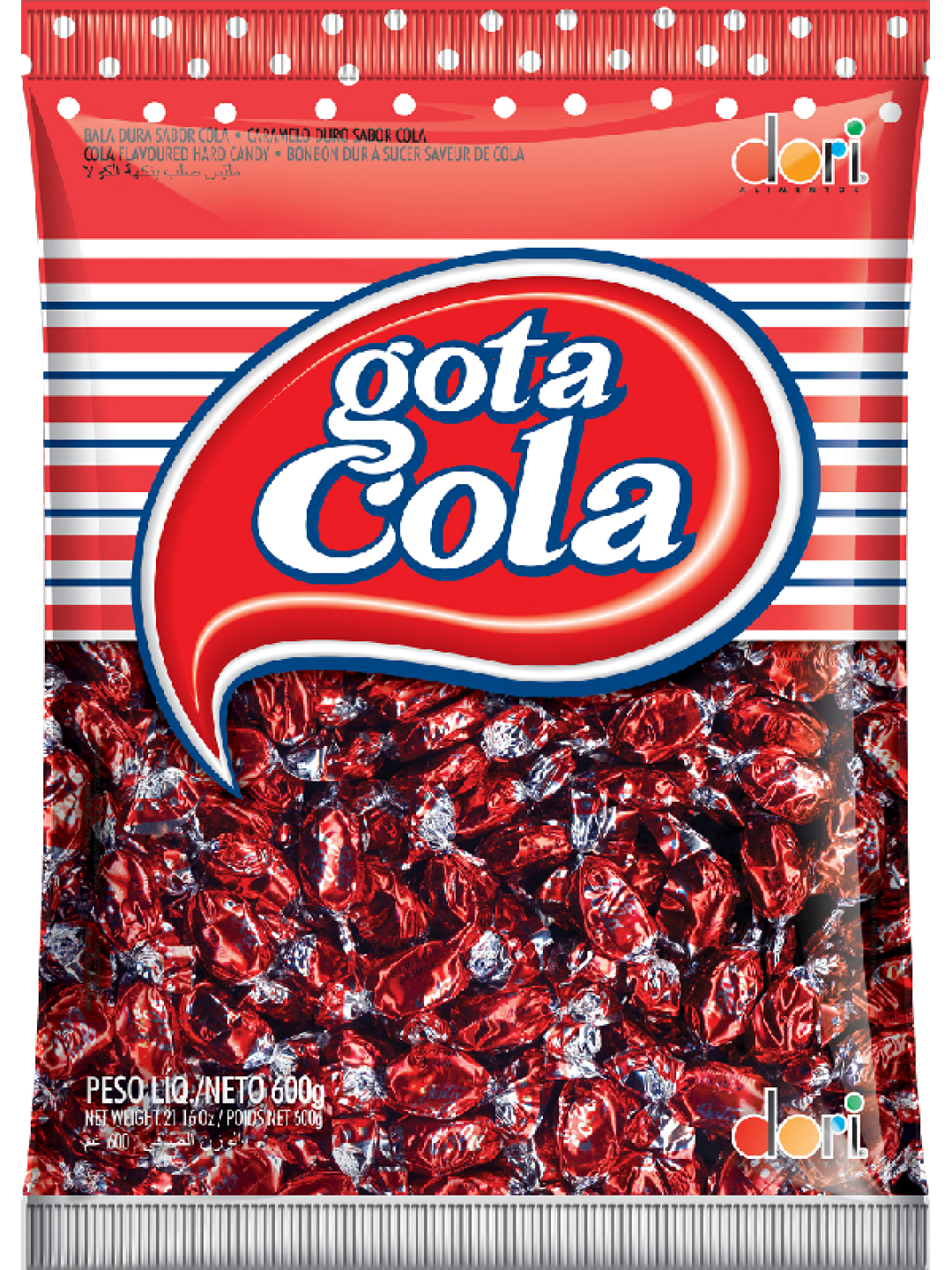 Bala Gota Cola 700Gr Bala Gota Cola 700Gr