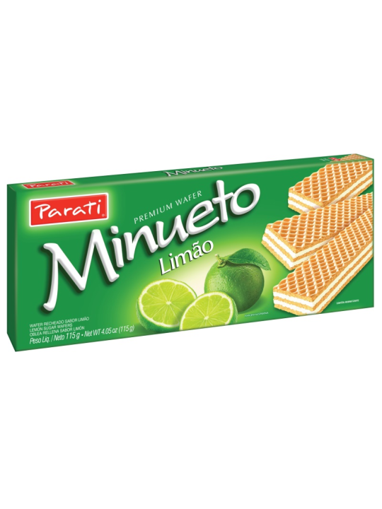 Biscoito Wafer Minueto Limao 115Gr