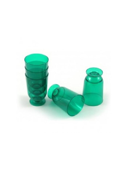 Taca Plastica Pit-050 Verde Esc. 45Ml Plastilania - Pacote C/10 Un