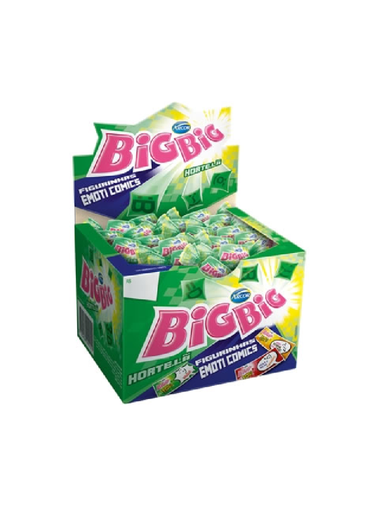 Chicle Big Big Hortela C/90 Und Arcor - Caixa