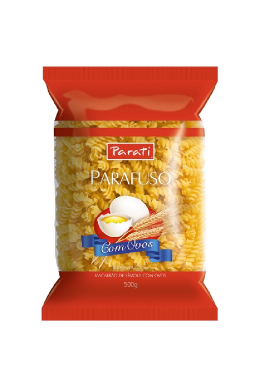 Macarrao C/Ovos Parafuso 500Gr