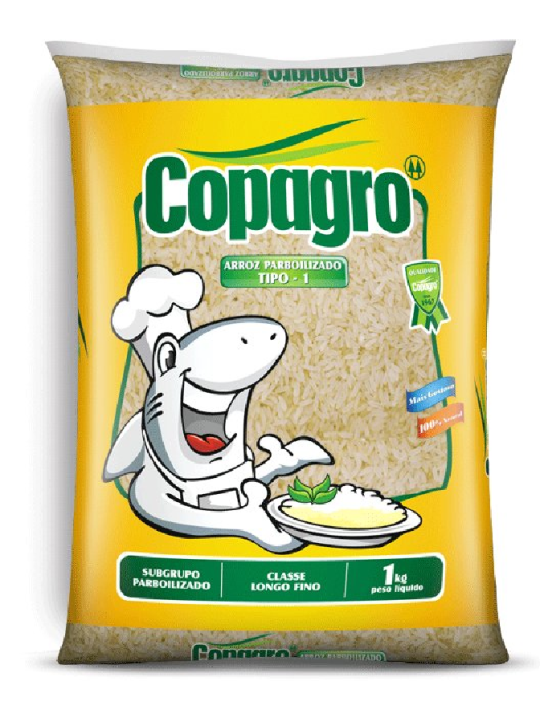 Arroz Amarelo Copagro Tp-1 1Kg Copagro - Unidade