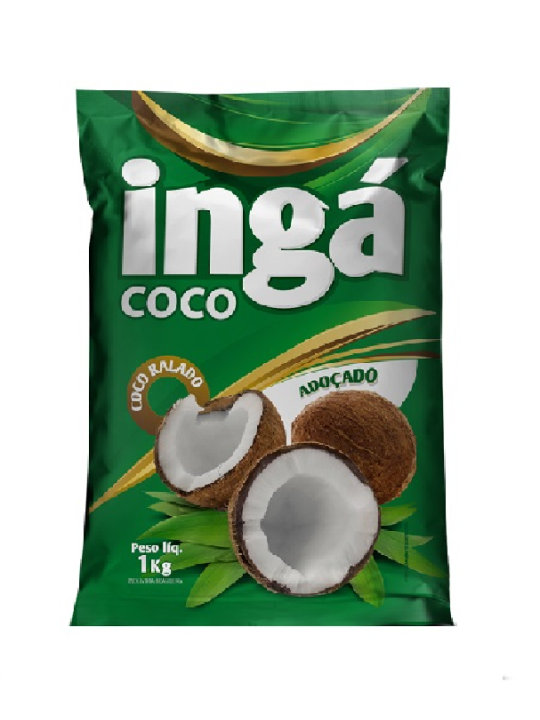 Coco Ralado Adocado Médio 1Kg