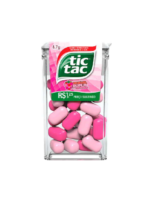 Tic Tac Morango 16Gr Tic Tac - Unidade