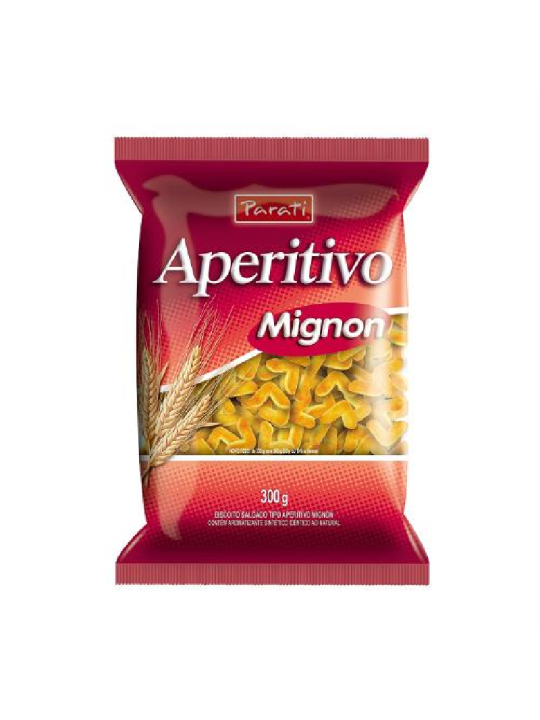 Biscoito Aperitivo Mignon 270Gr Parati - Pacote