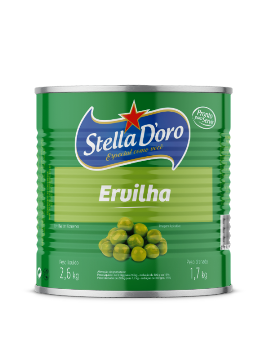 Ervilha Lata 1,7 Kg Stella Doro - Unidade