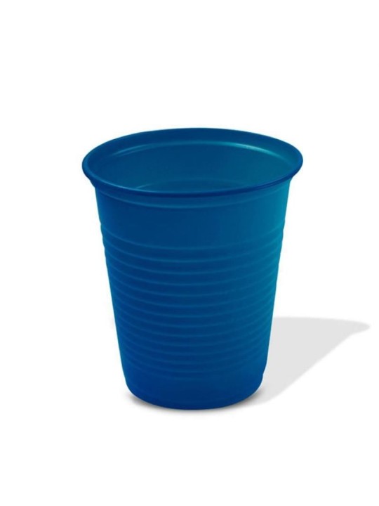 Copo Plast 200Ml Azul Escuro Agua-Refri C/50 Un Forfest - Pacote C/50 Un