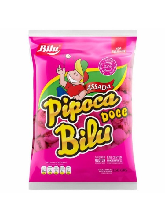 Pipoca Doce 130Gr Bilu - Unidade