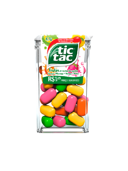 Tic Tac Frutas Sortidas 16Gr Tic Tac - Unidade