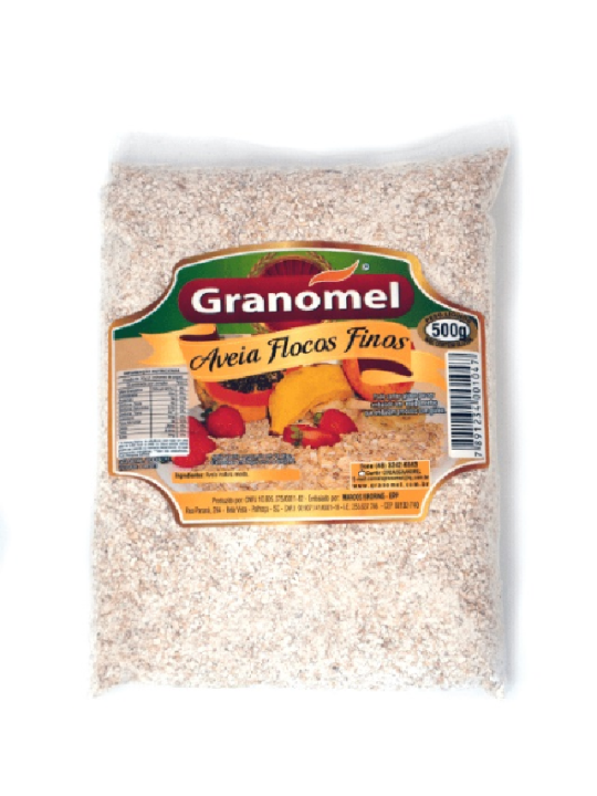 Aveia Flocos Finos 500G Granomel - Pacote
