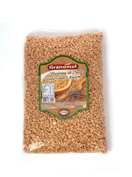 Proteina De Soja Natural Medio 500G Granomel - Pacote