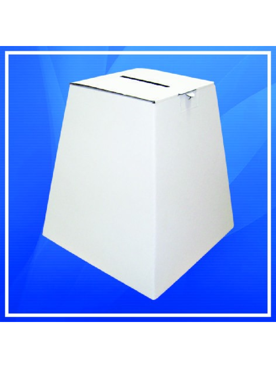 Urna Branca Papel 27X27X29,5 Boxsul - Unidade