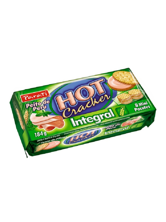 Biscoito Rech Hot Cracker Integral Peito De Peru 6X25Gr 150Gr