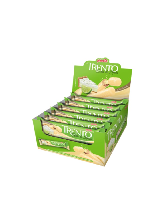 Trento Wafer Rolinhos Torta De Limao 16X2Un 512Gr