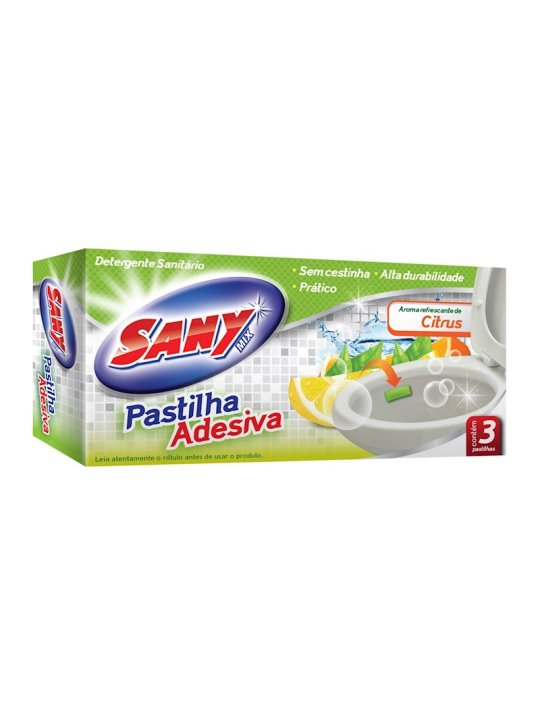 Pastilha Adesiva Citrus C/3Un Sany Brilho - Pacote C/3 Un