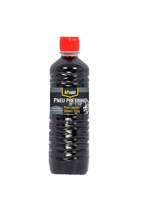 Limpador Protetor Pneu Pretinho M500 500Ml Baston - Unidade