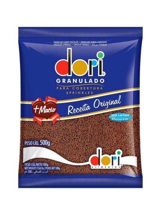 Granulado Chocolate 500Gr Dori - Pacote