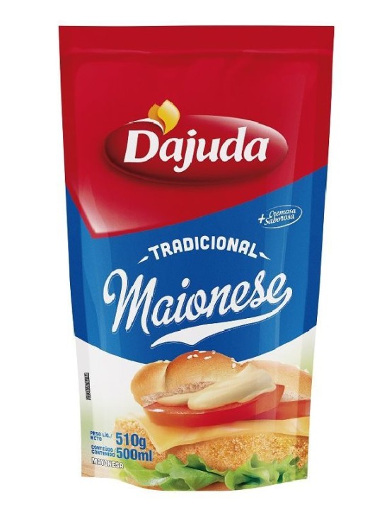 Maionese Dajuda Sup 510Gr Dajuda - Unidade