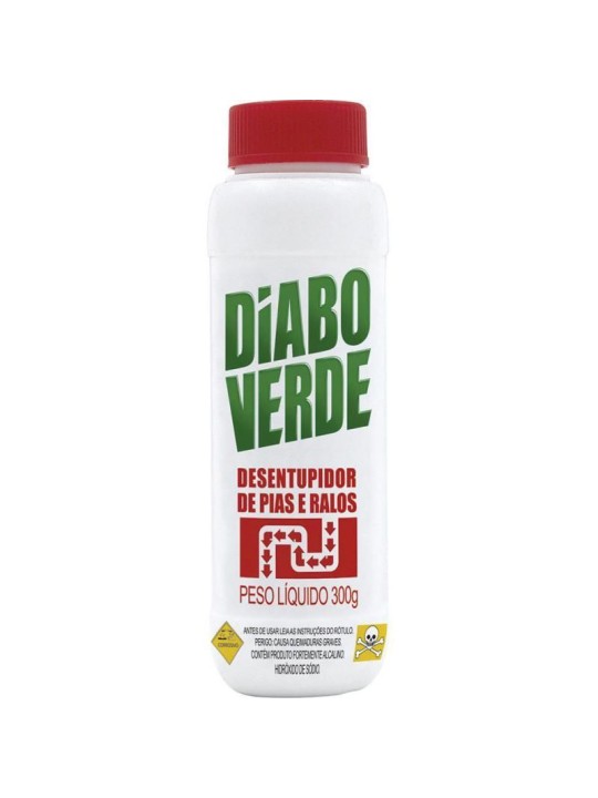 Desentupidor Granulado Diabo Verde 300Gr Diabo Verde - Unidade