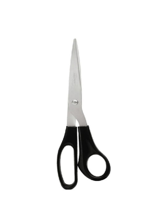Tesoura Multiuso Aço Mx-T18 18Cm Preta Maxprint - Unidade