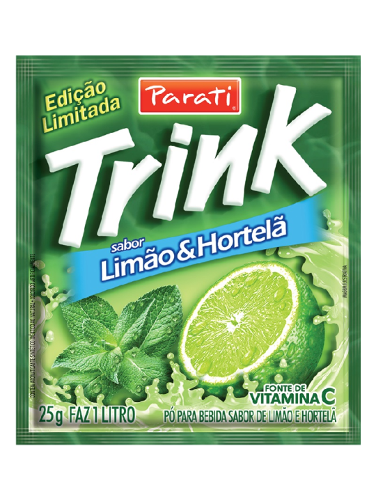 Suco Po Limao E Hortela 15X25Gr Trink - Display C/15